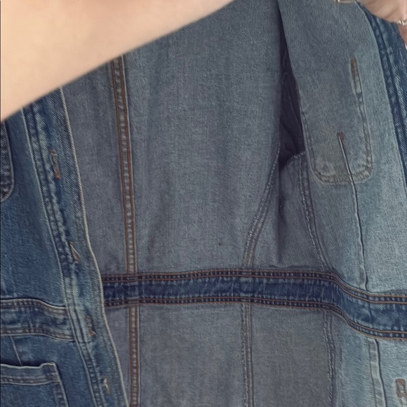 Denim Jacket with Button Front - Picture 8 of 9